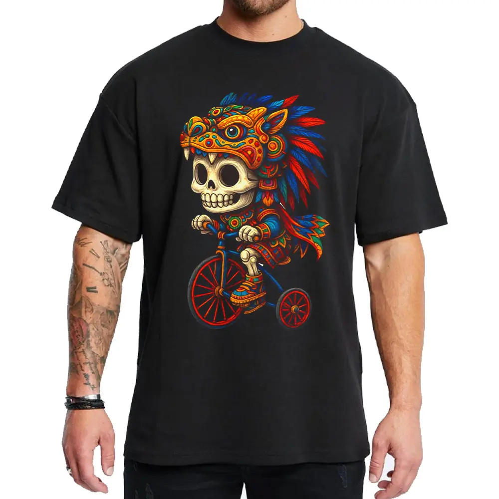Aztec Warrior Chicano Clothing, Mexican Clothes, Lowrider Clothes, Graphic Tee Medium Heavy Sweatshirt Hoodie for Men & Women