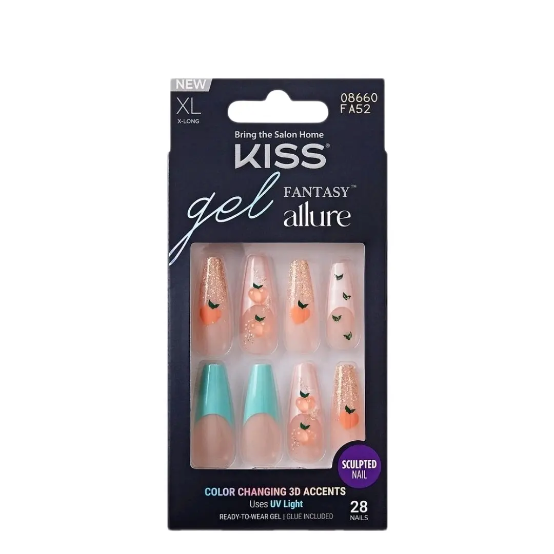 Kiss False Nails Kit Gel Fantasy Allure