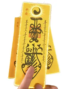 Handwritten Peace Amulet with Eastern Taoist Power - Unique Handcrafted Symbol of Peace & Spiritual Connection for Decor & Ornaments