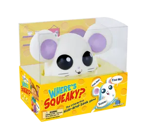 Blue Orange Where's Squeaky Hide-and-Seek Game for Entertainment and Learning