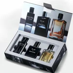 JEAN MISS Wild Charm Series Men's and Women's Perfume Set (30ml x 3 bottles), natural formula, containing bergamot, sandalwood, cedarwood, and citrus extracts, vegan formula, gentle on the skin, long-lasting fragrance, ideal gift for couples, dates,