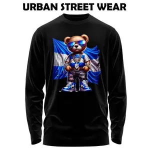Nicaragua Bear Long Sleeve T-shirt