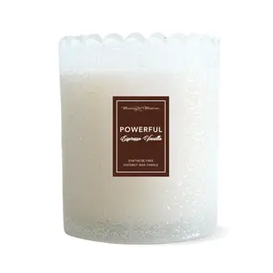 Meaningful Mantras - Powerful Espresso Vanilla Natural Candle 8oz - Kaia Collection