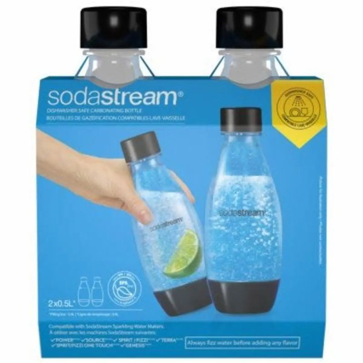 0.5 Litre Carbonating Bottles - Pack of 2