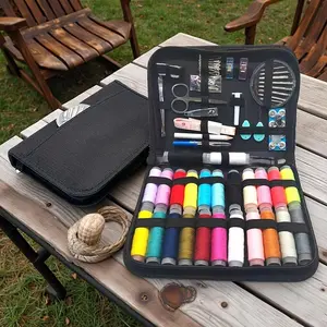 100pcs Multi-Sew Kit with Accessories, 24-Color Thread, Needles and Thread, Small Repair Sewing Kit, Basic Mini Portable Travel Sewing