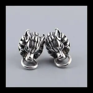 Hot Selling Old Wolf Head Stud Earrings Trendy Fashion Personality Niche Design Domineering Products