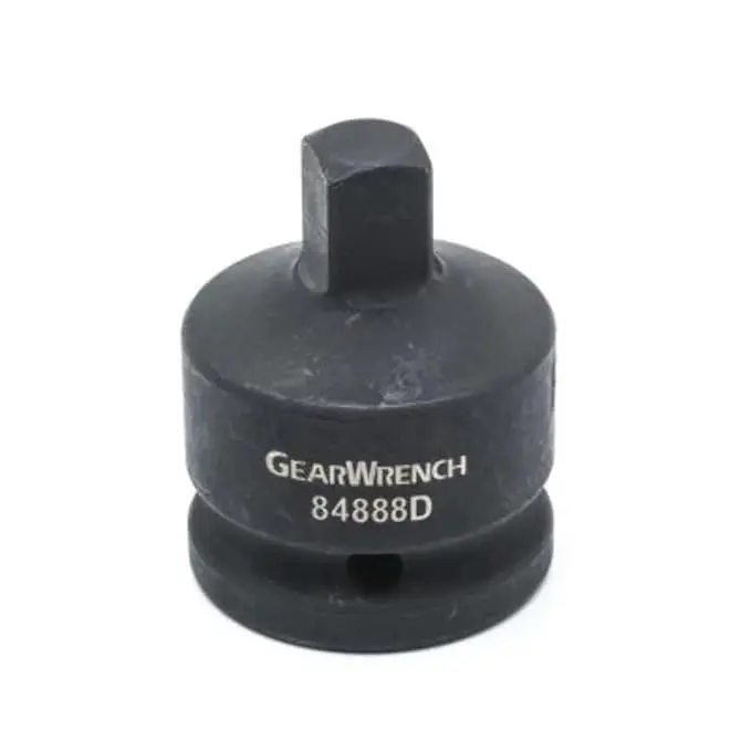Gearwrench KDT-84888D Standard Impact Ratchet Adapter, 0.75 in. Female x 0.5 in. Male, Chrome Molybdenum Alloy Steel, Black Manganese Phosphate Finish, Ball Detent, High-Visibility Laser Etched Markings