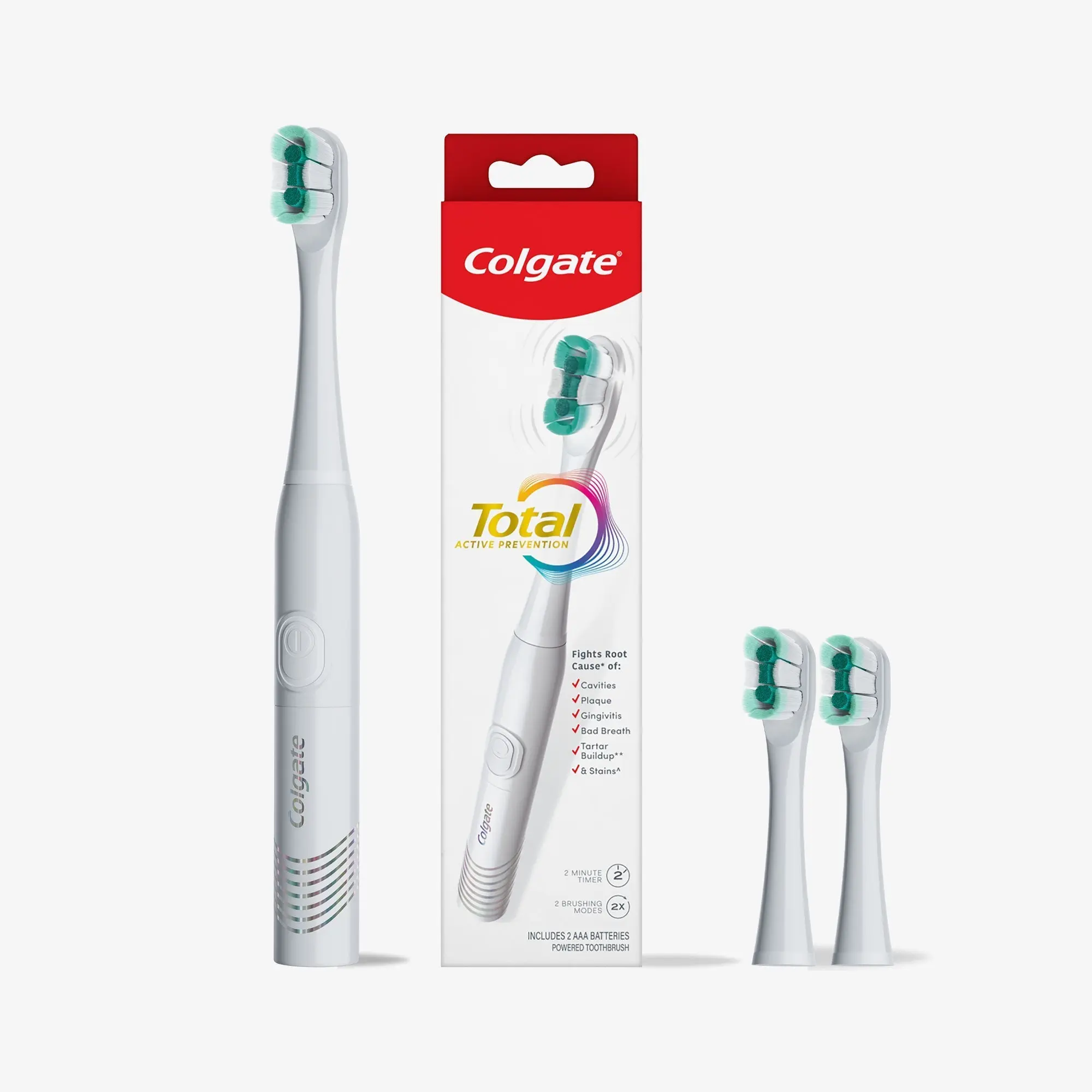 Colgate Total Battery Powered Toothbrush Bundle