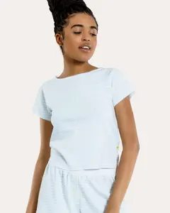 Baby Jean Tee in Sleepy Stripe