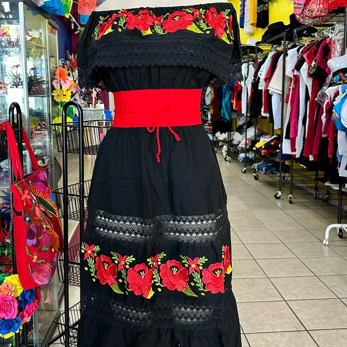 Beautyful Traditional Mexican Dress Casual Comfort
