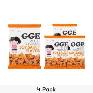 WEILIH GGE Soy Sauce Ramen Wheat Cracker 80g*4【4 Packs】