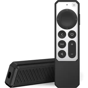 Case Compatible with  TV 4K 2021 2022 Generation/  4K - Shockproof/Anti-Slip/Scratch Remote Control Cover - Black