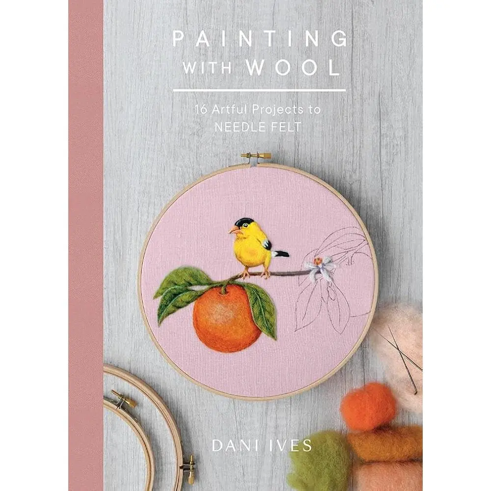 Needle Felting Wool Painting Art Supplies Kit - Art Crafting DIY Set with 16 Felt Projects for Enthusiasts, Ideal for Decoration, Art Crafting Kit