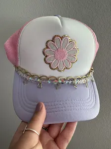 Embroidered Patch Trucker Hat, Custom Embellished rucker Hat, Live TikTok Sale