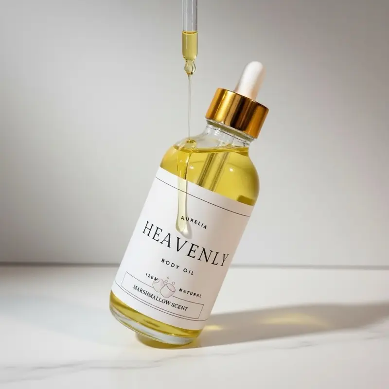 Aurelia Heavenly Body Oil 120 ml Marshmallow Scent Natural