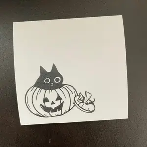 Pumpkin Cat Sticky Note Pad