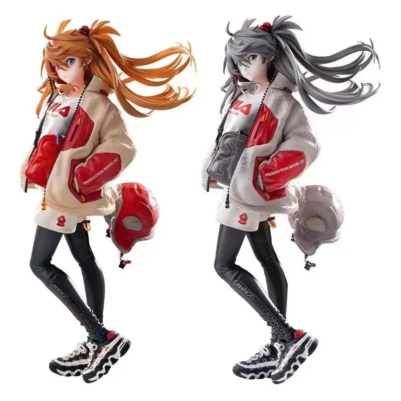 19cm Century Gospel Warrior Tide Clothing Asuka Figure Anime Peripheral Tide Play Collection Ornament Beautiful Girl Model