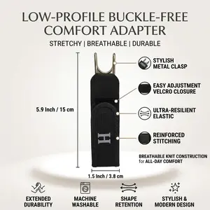 Buckleless Belt Hooks Tactical Metal Hook Elastic Belt 2pcs Unisex Adjustable Invisible Waist Belts for Comfortable Daily Wear