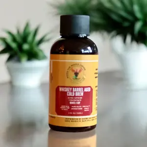 2oz Travel Whiskey barrel cold brew concentrate coffee