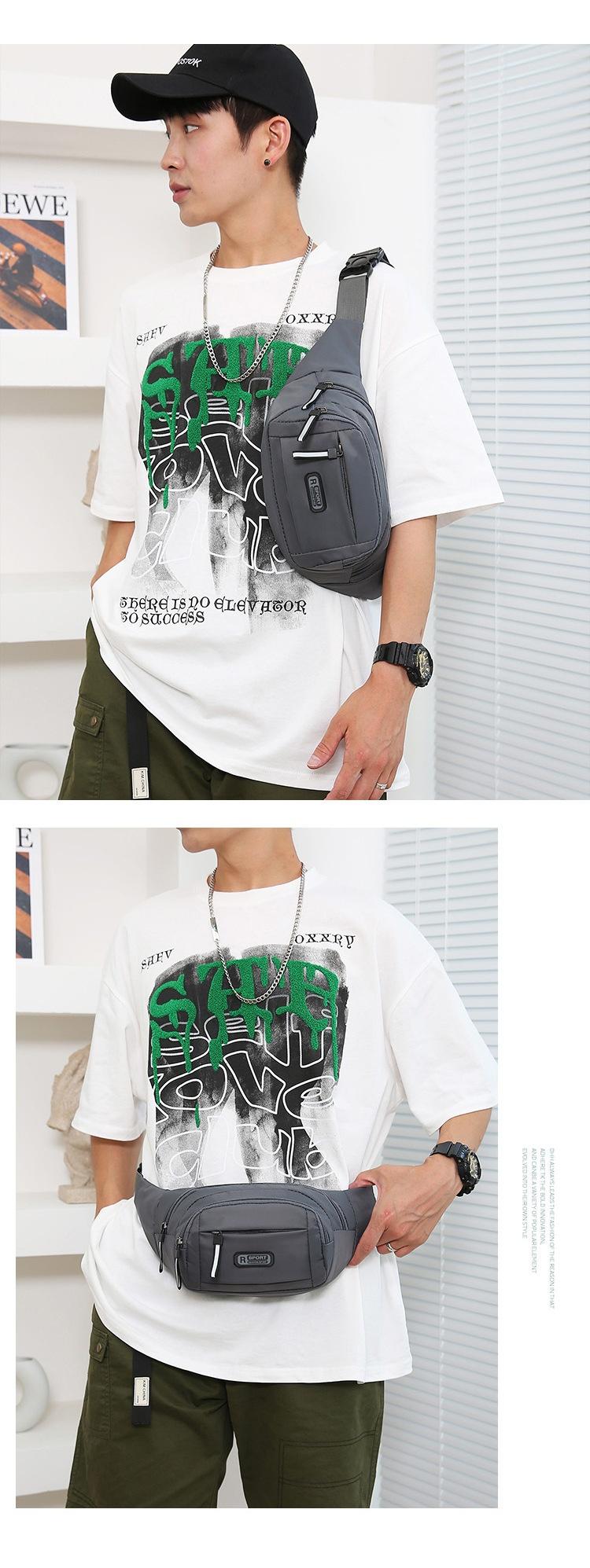 Men's Multifunctional Waist Bag Wear-resistant Waterproof Crossbody Bags