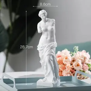 RESIN BROKEN ARMS VENUS DE MILO STATUE Decor Gift