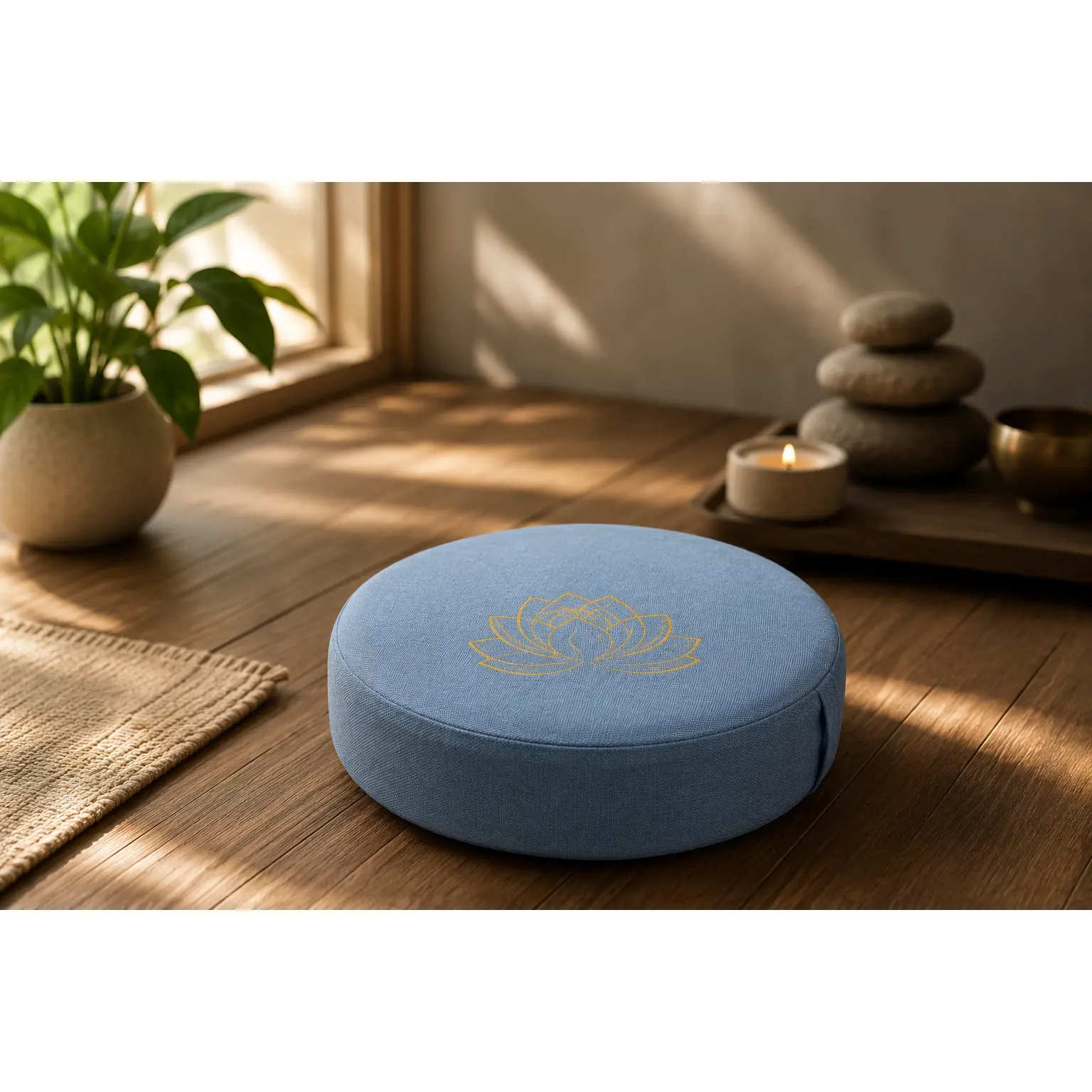 ZenJem Restore™ Premium Lotus Meditation Cushion