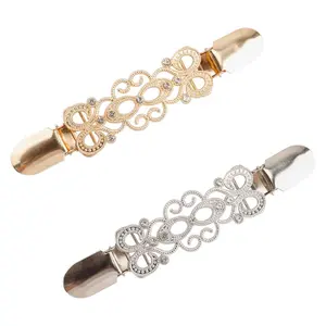 Vintage Elegant Collar Clips for Women, Dress Cinch & Clothing Fixing Clips, Vintage Sweater Shawl Clips Set for Women Cardigan Clips Durable Zinc Alloy
