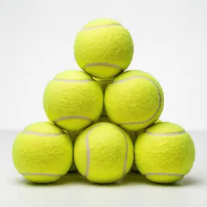 High-Elasticity Durable Tennis Balls, Bulk Training Balls, Student-Specific Sports Equipment Multi-Ball Set