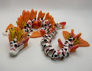 Koi Dragon – Articulated 3D Print by Cinderwing3D, Beautifully printed