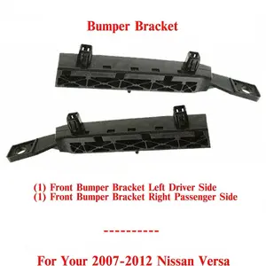 Front Bumper Brackets Left & Right Side For 2007-2012 Nissan Versa