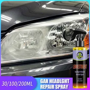 Universal Headlight Restoration Kit, Headlight Yellowed Restorer, Removes Yellowing & Scratches, Scratch Repair Remover, Restores Clarity, Car Headlight Lens Polisher Solution