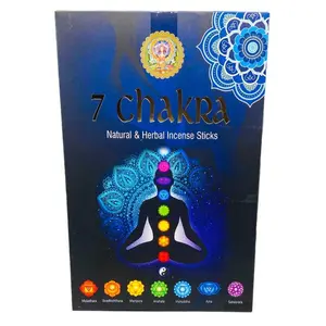 (set of 7) 15gms 7 Chakra incense stick