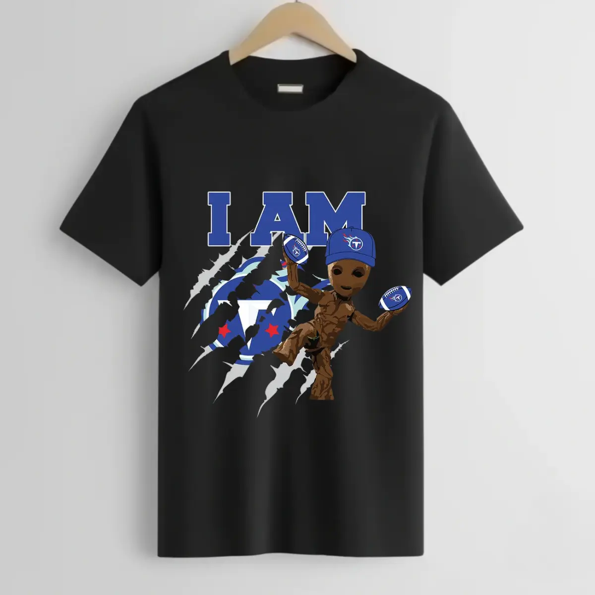 Titans Football Shirt Stylish Tee for Showing Your Team Spirit