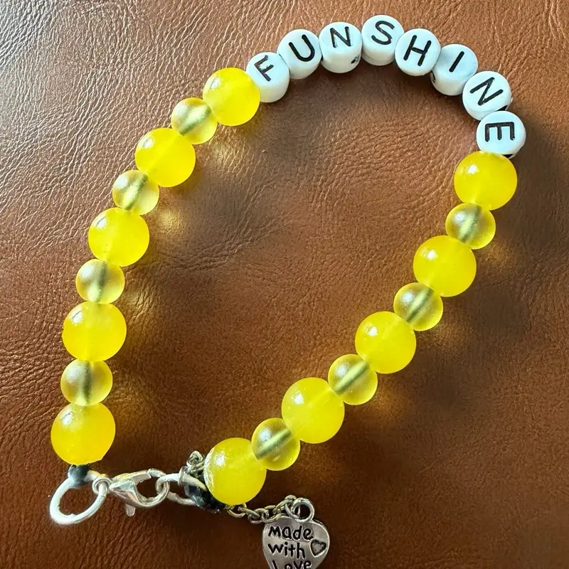 Care Bears beaded bracelet