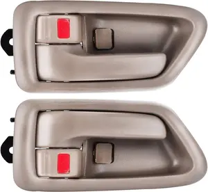 Pcs Interior Door Handles, Front Rear Driver & Passenger Side Replacements for      Toyota Camry, Replaces #   AAE, AAE, Beige/Tan