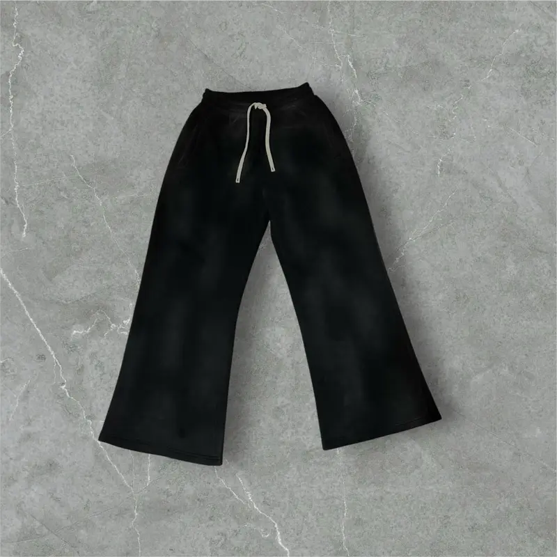 Caliginous Perdition Sweats / Baggy Sweatpants / Wide Leg Pants / Open Leg