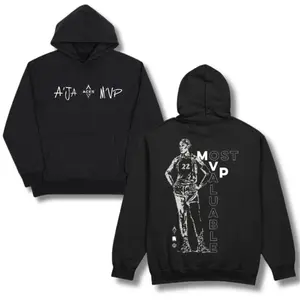 A’ja Wilson MVP Hoodie – Women’s Basketball Graphic Hoodie, Most Valuable Player Sweatshirt, Unisex Streetwear.