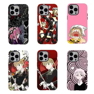 Soul Eater Phone Case,for iPhone 16 15 14 13 12 11 for Samsung S25 24 23 22 21,Anime Vintage Special Cover,Shockproof Durable Design Phone Case,Protective Phone Case,best gift For Fan