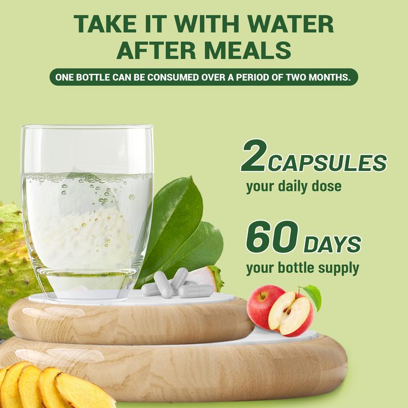 Buporai 24-in-1 Dietary Supplement, 120 capsules, is rich in antioxidants and contains extracts of high-quality ingredients such as soursop, shilajiri, seaweed, and lion's mane mushroom to support skin, joint, and bone health.