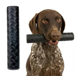 Monster K9 Chew Stick | Toughest Chewers. Lifetime Guaranteed. | Made in USA. VULCRON Natural Rubber | Durable, Heavy Duty Dog Chew Toy for Aggressive Chewers | Medium & Large Breeds, 9” x 2”