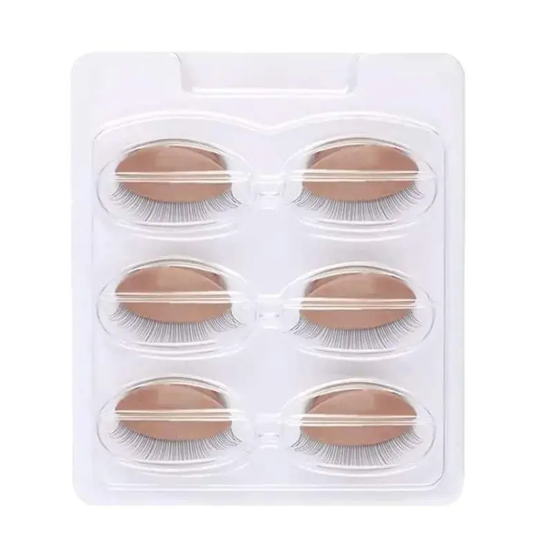 6 pairs of replaceable eyelids 6 pairs of replaceable eyelids