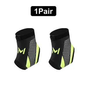 Unisex ankle braces and elastic support bands breathable and adjustable suitable for basketball running and cycling