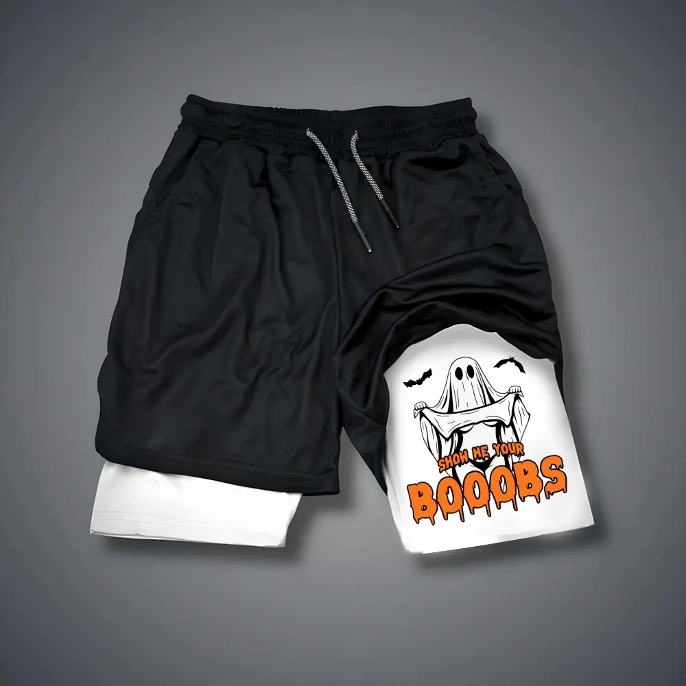 Halloween Sexy 80s 90s summer men shorts for men jorts outfit men graphic shorts Double-layer sports shorts Comfortable short shorts summer