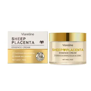 Viareline Sheep Placenta Facial Care Cream Gentle Care for Facial Skin Daily Skin Care Massage Cream