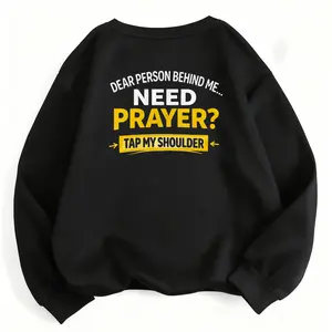 Beacon of Faith Hoodie - Tap My Shoulder to Share Prayer and Hope