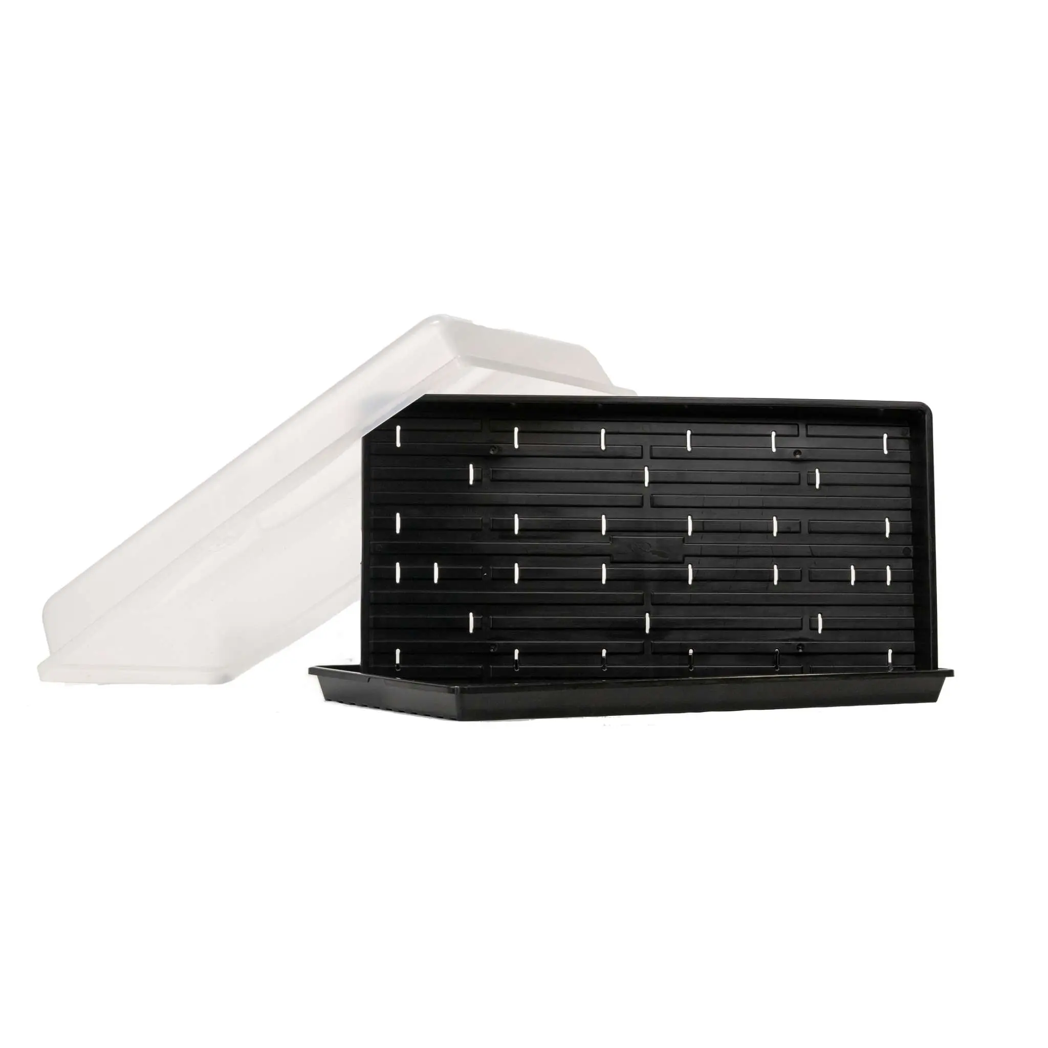Microgreen Tray Hobby Starter Bundle, BPA-Free Plastic, Extra Strength, 1¼" High, 32 Drainage Holes for Growing Microgreens