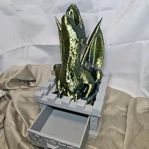 The Dragon Vault Dice Tower by CraftyKid3D