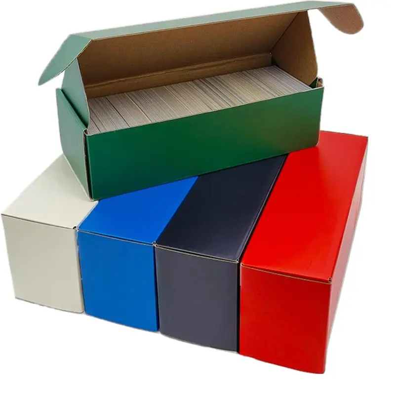 Card Storage Box - 5 Boxes 600+ Ct. Trading Card Storage Box - 5x MTG Storage Box 3000 Bulk MTG Card Storage. Trading Card Boxes Collector Card Box