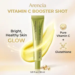Vitamin C + Glutathione Skincare Serum Booster Shot, 1.01 fl oz, for Bright, Healthy Skin Radiance, Serums Serums