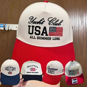 USA Flag Baseball Cap Embroidered USA, 4th of July Hat, 4th of July Cap, Adjustable Summer Hat for Brunette Babes, Gift for Everyone, Unisex Hat